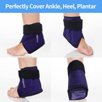 Ankle Ice Pack Wrap Heel Ice Pack for Pain Relief, Hot Cold Therapy Cold Pack for Plantar Fasciitis, Achilles