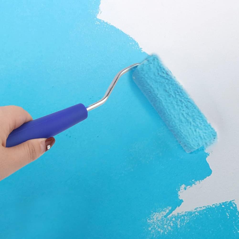 Paint Roller Kit, 9pcs Home Painting Supplies - Paint Brush, Paint Tray, Painting Tools, Roller and Paint Brushes