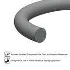Mr O-Ring 013 Viton O-Ring - 90A Durometer, 7/16" ID, 9/16" OD, 1/16" CS, Black (Pack of 25)