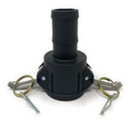 Gloxco Poly Cam Lock Fitting, Type C, 1-1/2" Female Camlock x 1-1/2" Hose Shank, Each