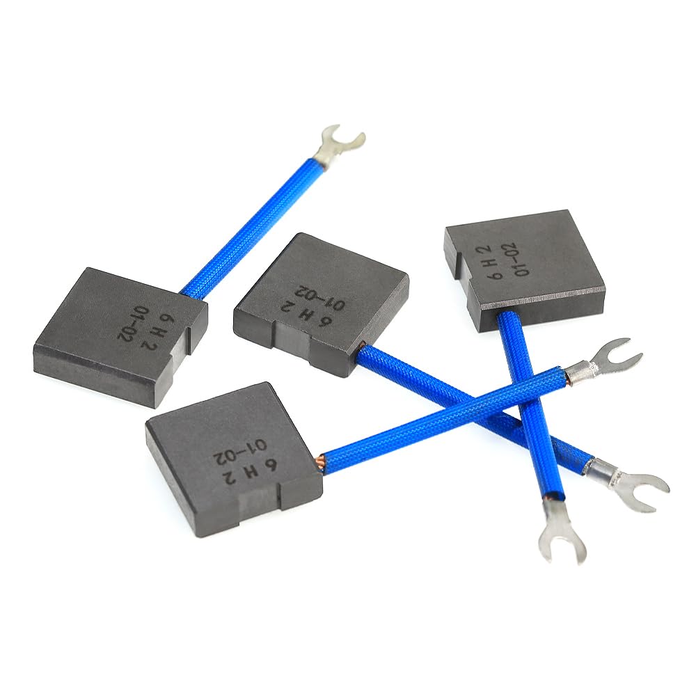 4PCS MEIMRSHLY DC Motor Carbon Brush H100 for Leeson Motor (ZL80-14) 6H2 01/02 9.5 * 31.5 * 31.5