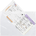 7.5'' X 5.5'' Packing Slip Envelope Pouches, Shipping Label Sleeves, Top Loading Packing List Mailing Envelopes