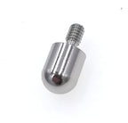 SUXING Spherical Point Contact Point for Dial Digital Indicator Depth Gauge Tip 4-48 UNF Thread Shank (1/4" Diameter)