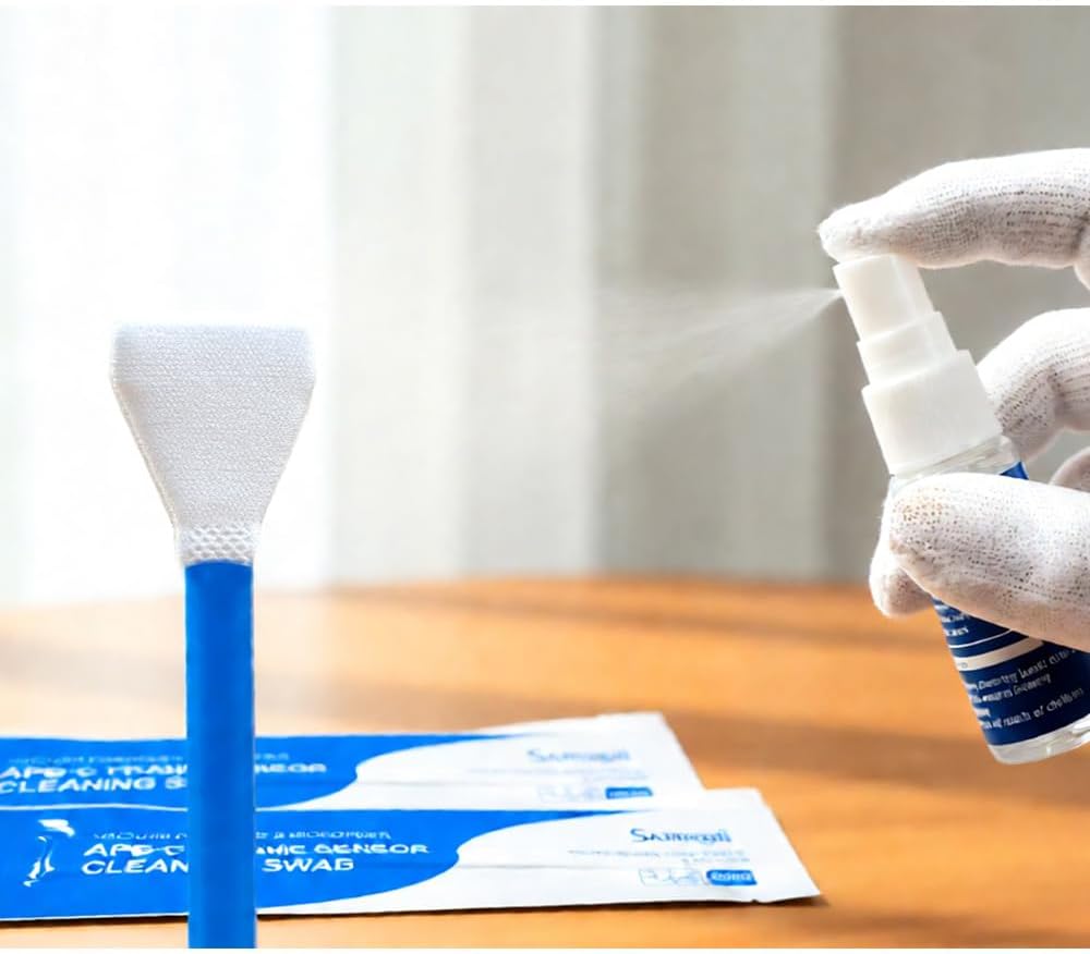 Dry APS-C Sensor Cleaning Swabs (CCD/CMOS), 20pcs 16mm DSLR or SLR Mirrorless Digital Camera Cleaning kit (No senrsor