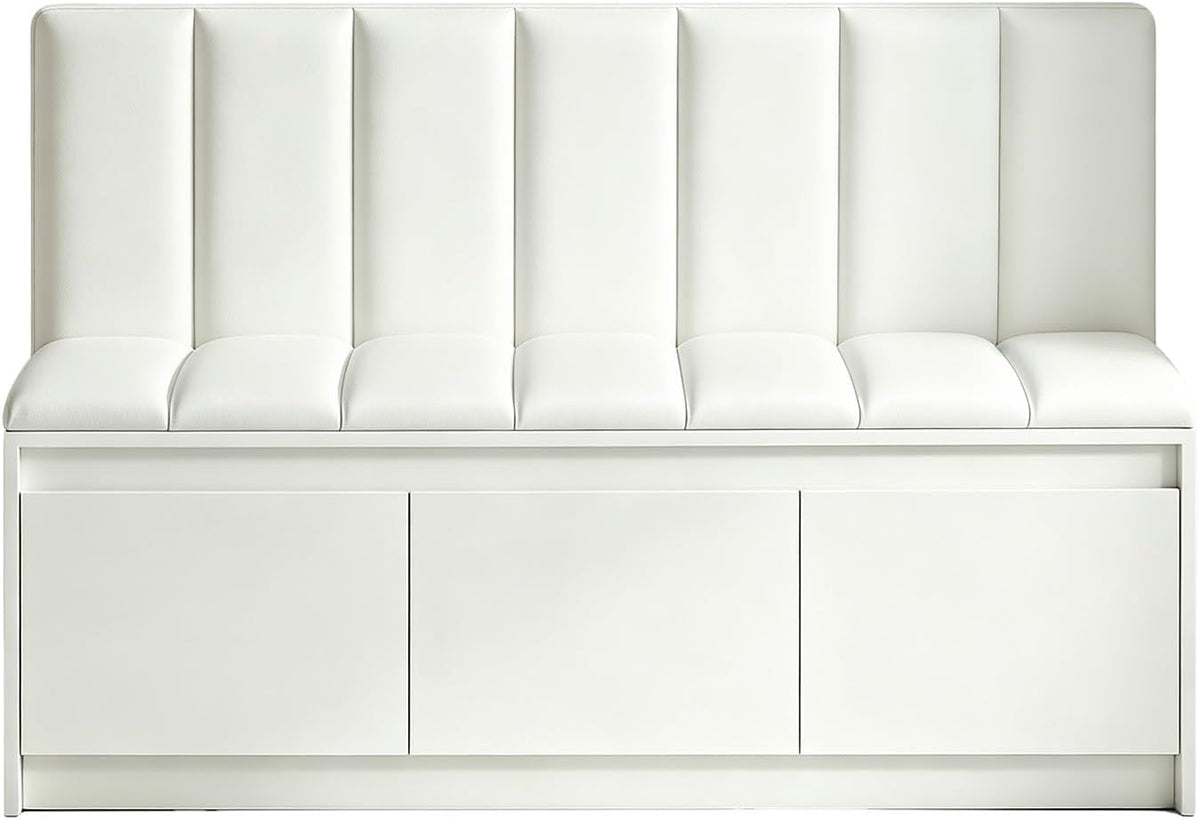 Restaurant Booth Seating Bench(39.4" Width x 17.7" Depth x 33.5" Height)