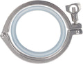 4" Sanitary Tri Clamp 304 Stainless Steel Clover Heavy Duty Pack of 1