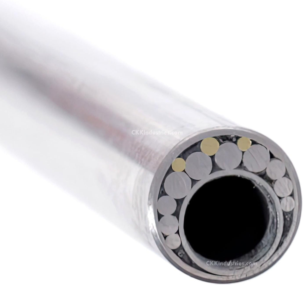 Mosaic Pin - (0.375 (3/8) Inch Diameter) - (970SBSS) - (Stainless Outer Material)(Brass & Stainless Inner Material)