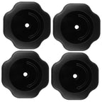 Pressure Cooker Lid Knob Replacement 17mm Plastic 4 Pack Black