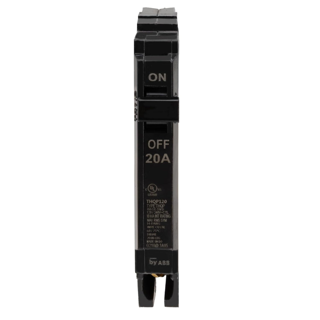 RecPro RV Circuit Breaker, Single Pole, 20 Amp, GE Equivalent
