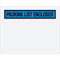 PL458 Panel Face Envelope, "Packing List Enclosed", 7" Length x 5-1/2" Width, Blue (Case of 1000)