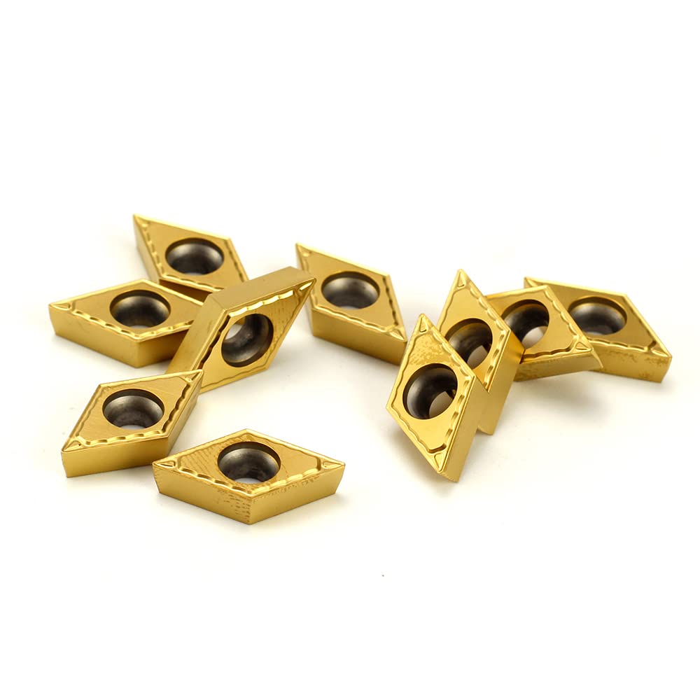 OSCARBIDE Carbide Insert DCMT11T304/DCMT32.51 Turning Inserts 10Pcs