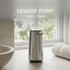 Sensor Pump Foam, 10 oz Automatic Foaming Soap Dispenser for Kitchen and Bathroom, Touchless Motion Sensor, Variable