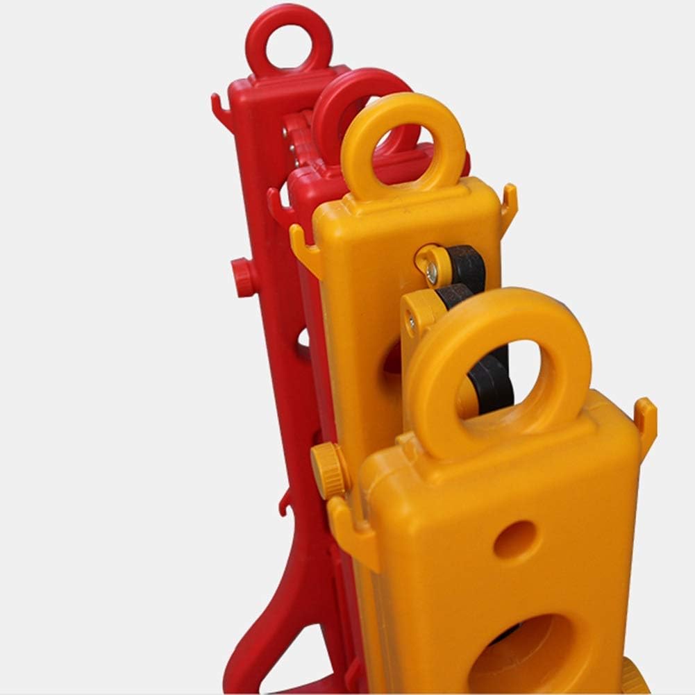 GDMING Expandable Mobile Safety Barricade Folding Water Filled Road Barrier Gate Plastic Retractable Traffic Fence