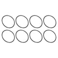 uxcell 8Pcs AS-234 Nitrile Rubber O-Rings 3" ID 3-1/4" OD 3/16" W