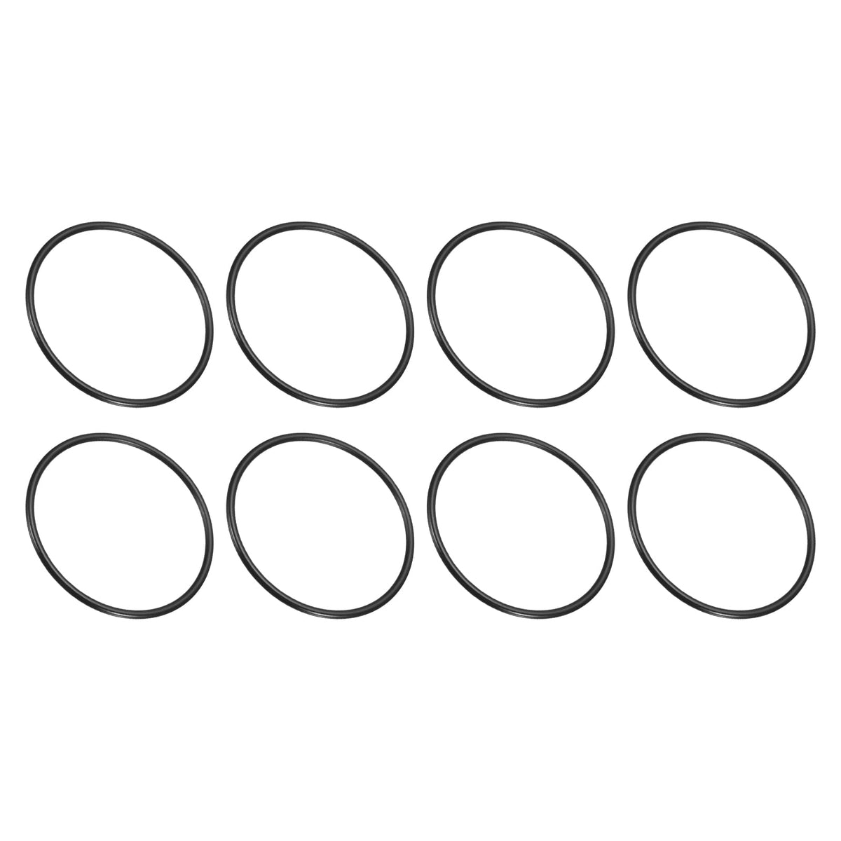 uxcell 8Pcs AS-234 Nitrile Rubber O-Rings 3" ID 3-1/4" OD 3/16" W