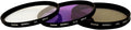 Filter kit - fluorescent / UV / circular polarizer - 58 mm