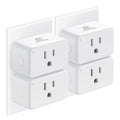 Mini Smart Plug 𝟭𝟱𝗔, Smart Plugs That Compatible with 𝗔𝗹𝗲𝘅𝗮 & Google Home & SmartThings, No Hub Required，Smart Outlet