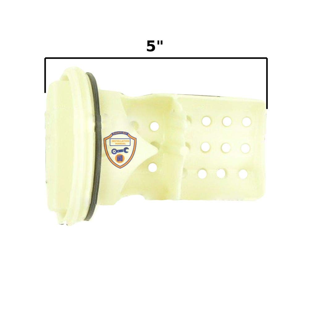 EquipDr Washer Water Pump Filter For 280187, Only Filter Replacement for 8181735 Heavy DUTY