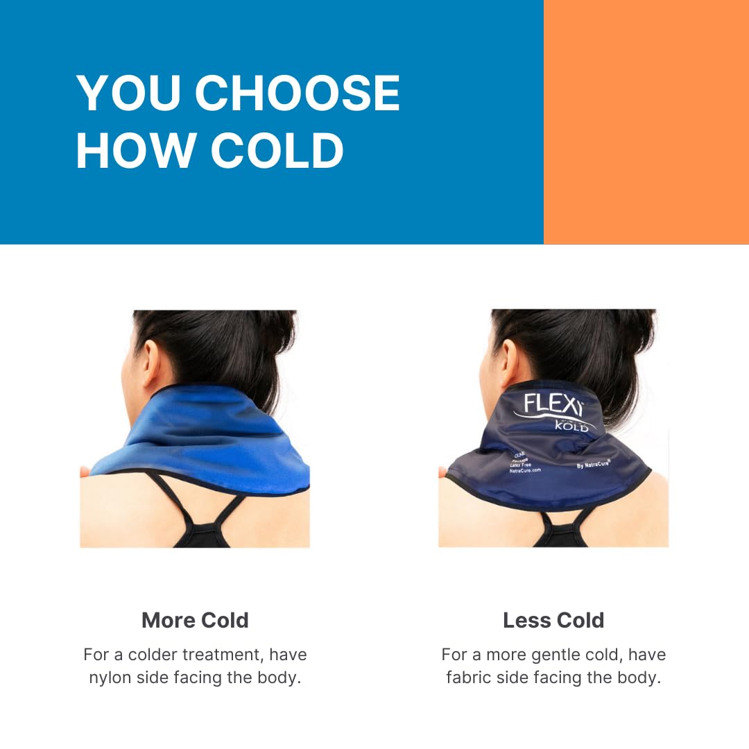 FlexiKold Neck Gel Cold Pack with Straps