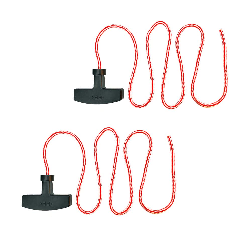 Garage Door Emergency Release Pull Cord with Handle -2pcs