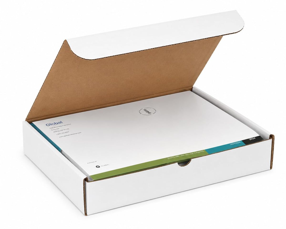 White Literature Mailers 11.125x8.75x2.3125 50-Pk Shipping