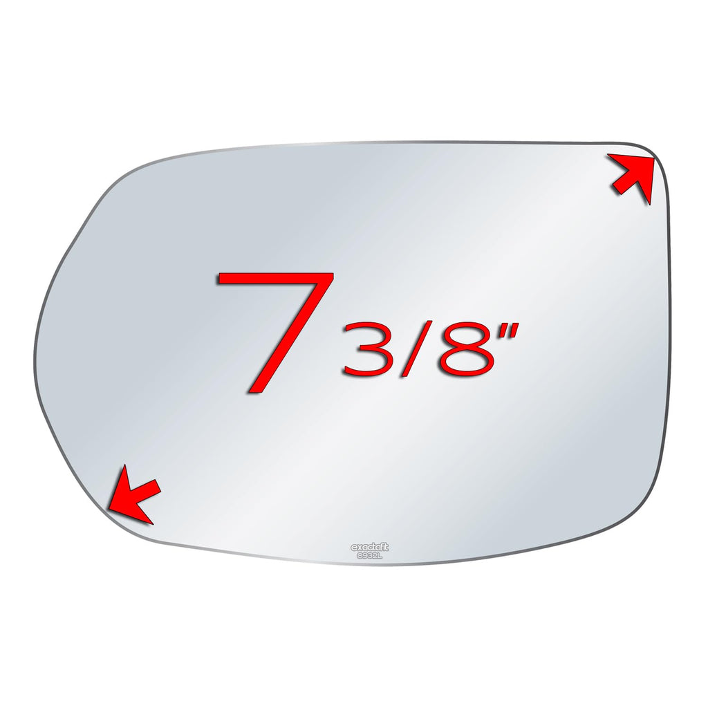 Driver Side Mirror Glass For 2007 2008 2009 2010 2011 Honda CRV CR-V