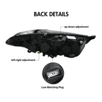 Headlights Compatible with Ford Fusion 2013-2016 2nd Gen Projector Frontlight with Start-up Animation Sequential Turn