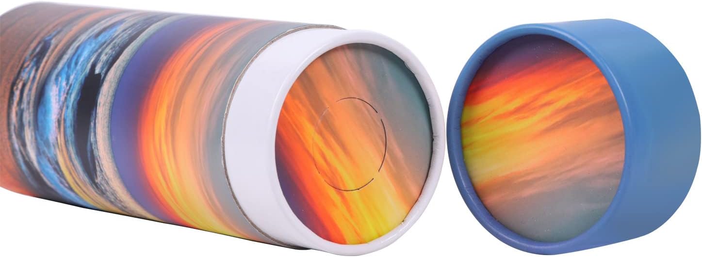 Ocean Sunset Scattering Urn – Biodegradable Scatter Tube for Ashes - Cremation Urn for Adult Ashes (Small)
