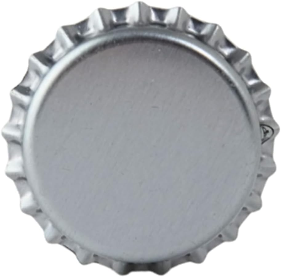288 Oxygen Absorbing Beer Bottle Caps | 26mm Pry-Off Silver Standard Homebrew Bottle Tops for Glass Bottles |