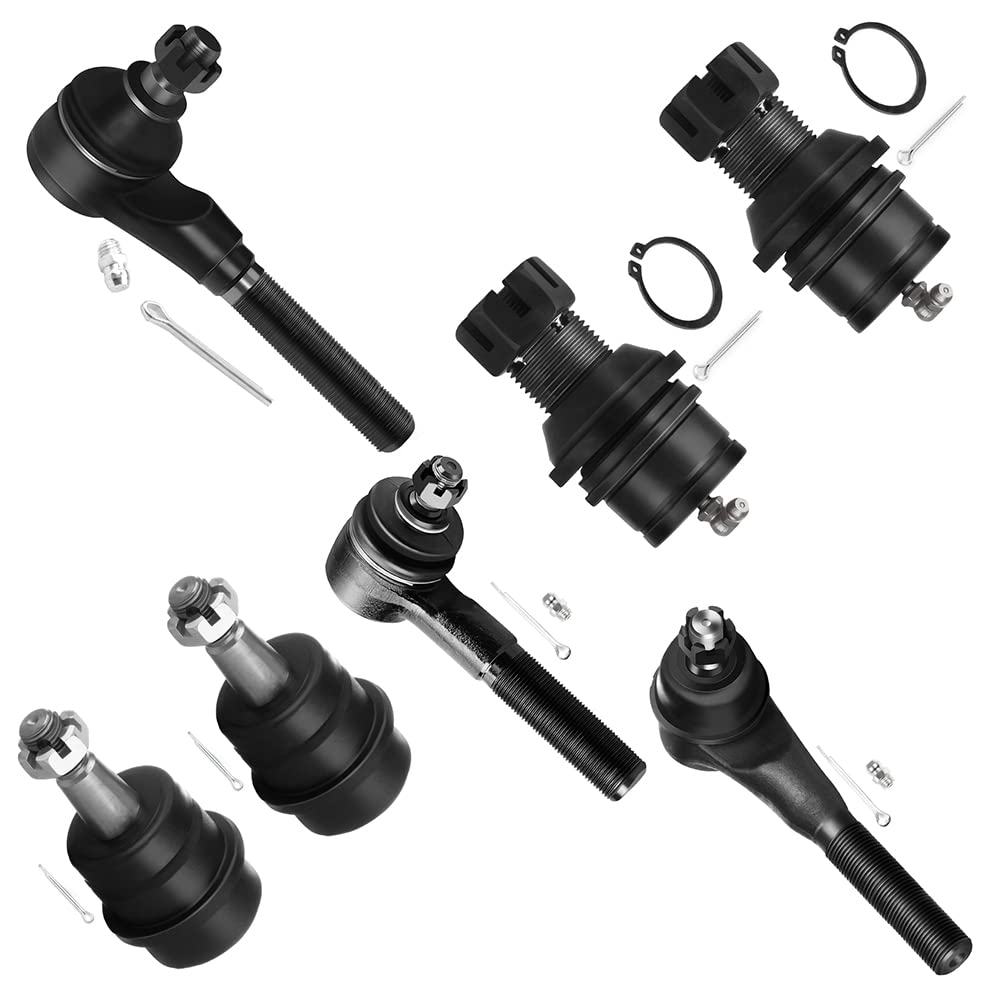 7pc Set Front Inner Outer Tie Rod End Ball Joint for Jeep