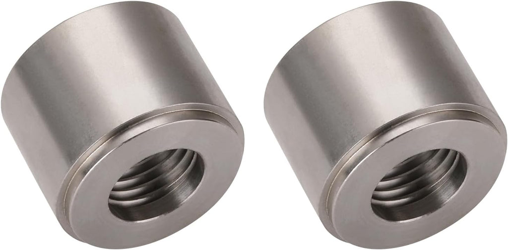 1/4 NPT Female Pipe Thread Stainless Steel Weld On Bung Fitting Adapter 2PCS