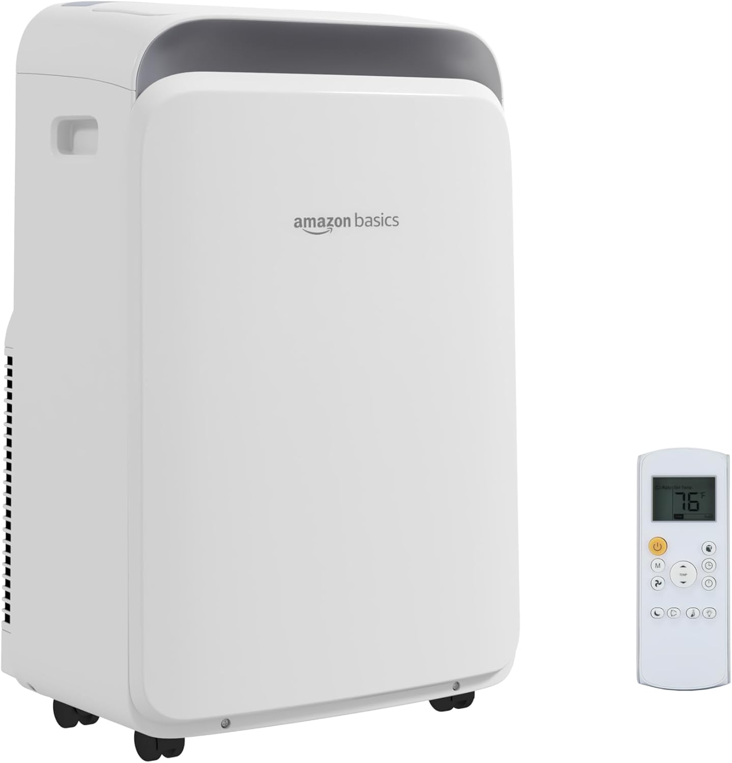 3-In-1 Portable Air Conditioner with Remote, Timer, Sleep Mode, Auto Swing, Dehumidifier, 10000 BTU (ASHRAE)/6000 BTU