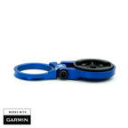 Adjustable Stem Bicycle Computer Mount, Garmin, Blue