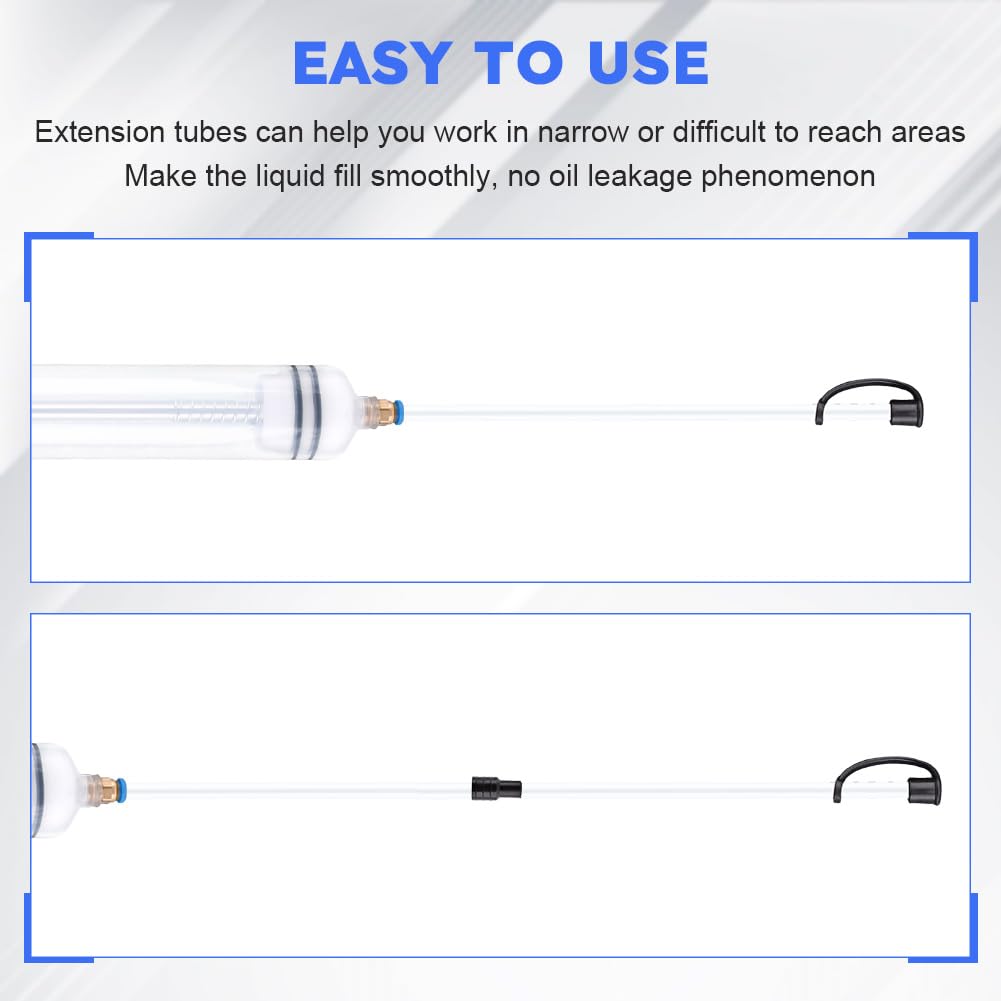 500CC Fluid Extractor Pump Kit, Fluid Transfer Syringe for Oil Service