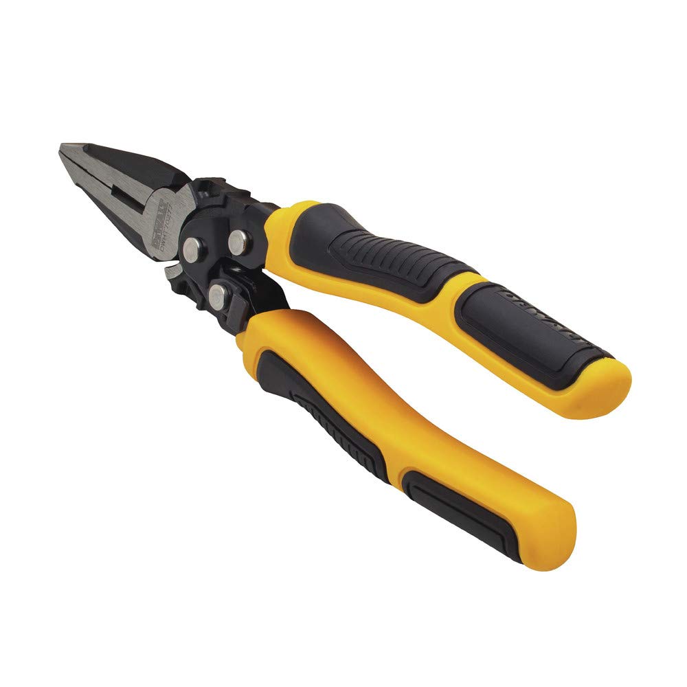 DEWALT DWHT70277 Compound Action Long Nose Pliers 9 Inch , Black
