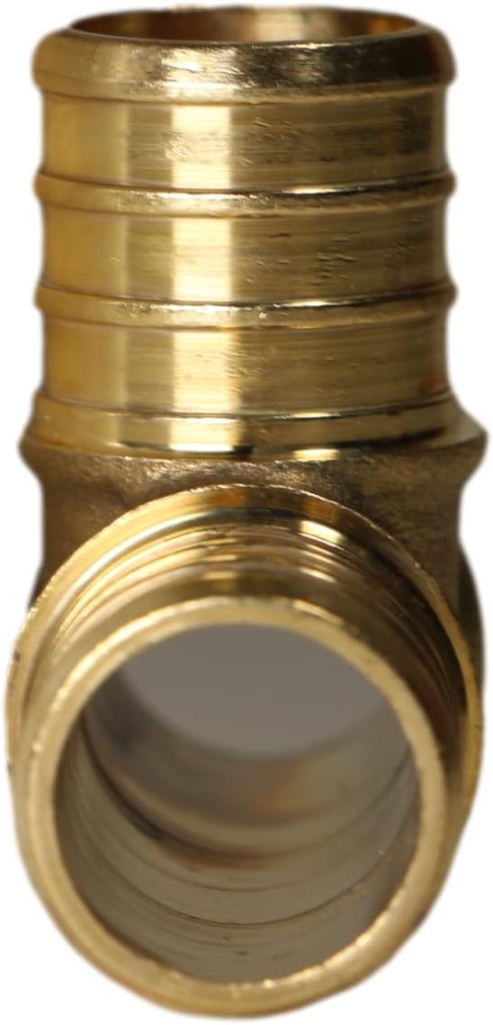 5 Pack XFITTING 3/4 in x 3/4 in x 3/4 in Pex Tee, Pex B Crimp Tee