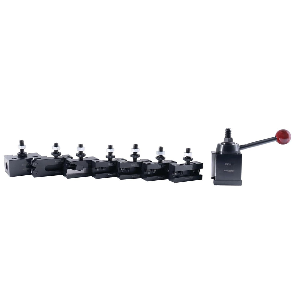 Accusize Quick Change Tool Post Set, AXA, for Lathe Swing 6" - 12"