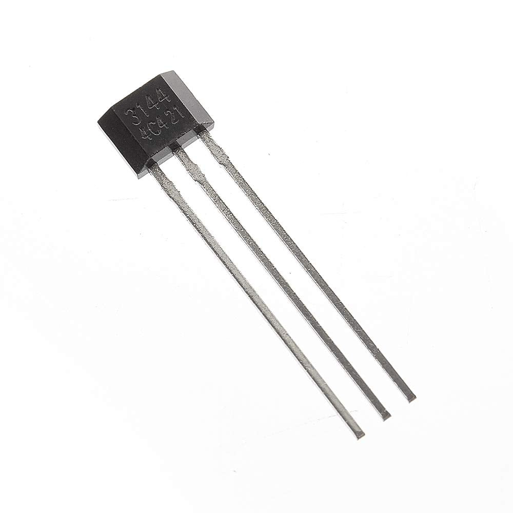 Bridgold 30pcs A3144 3144 Hall Effect Sensor, 3Pins.