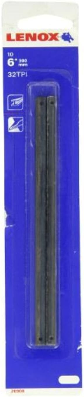 Lenox Tools 20906906 Bi-Metal Close Quarter Hacksaw Replacement Blades, 10-Pack