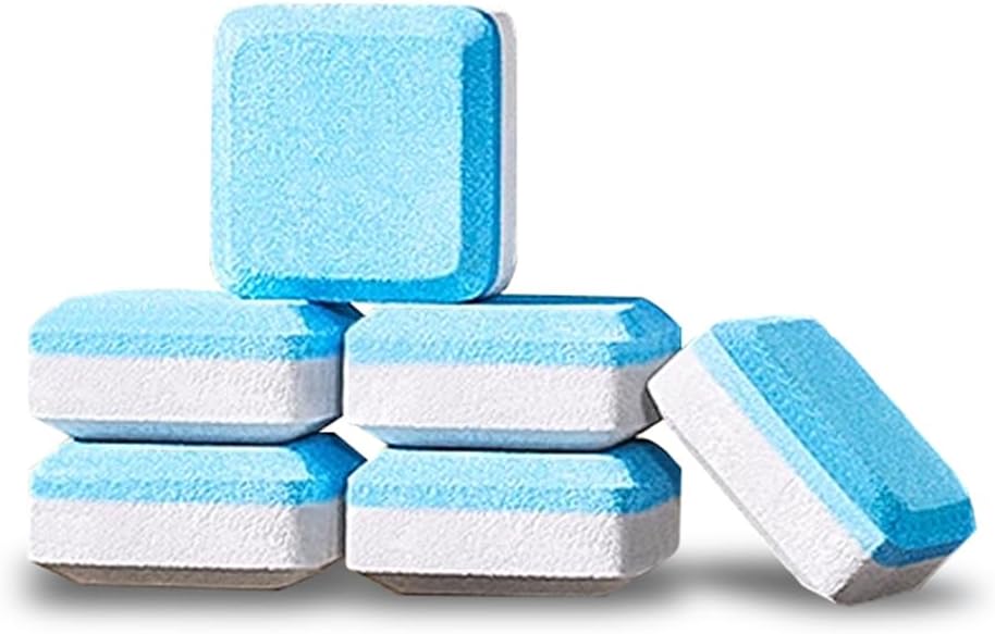 Washing Machine Cleaner Tablets 24 Pack Deep Cleaning Tablets for Front Loader And Top Load Wash Laundry Machine