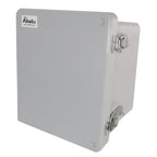 10x8x6 Fiberglass NEMA 4X Enclosure with Quick Release Latches