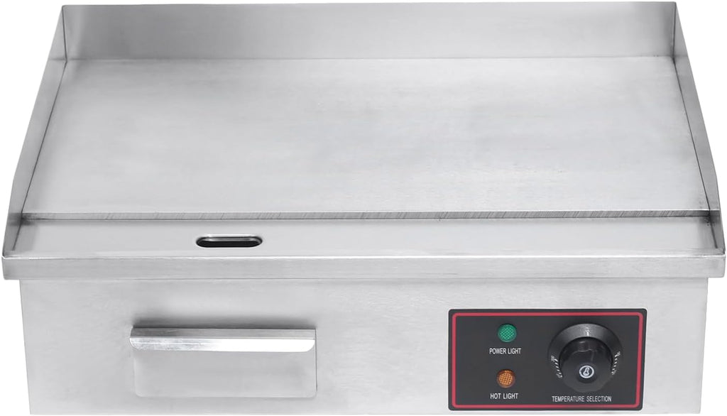 3000W Commercial Electric Teppanyaki Grill Countertop Flat Top Griddle