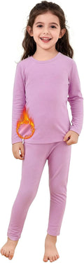 Toddler Thermal Underwear Set for Kids Long Johns for Boys Girls 2-6T | Soft Fleece Lined Winter Base Layer Long