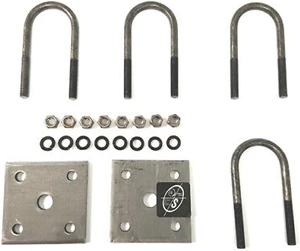 2,000 lbs. Trailer Axle Suspension Kit Incl. Leaf Springs, Hanger & U-Bolt kit