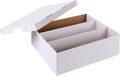 Card Storage Box,3 Rows about 2400 Count Collector Cards Box with Divider,Trading Card Storage Box for TCG/Mtg/Sports