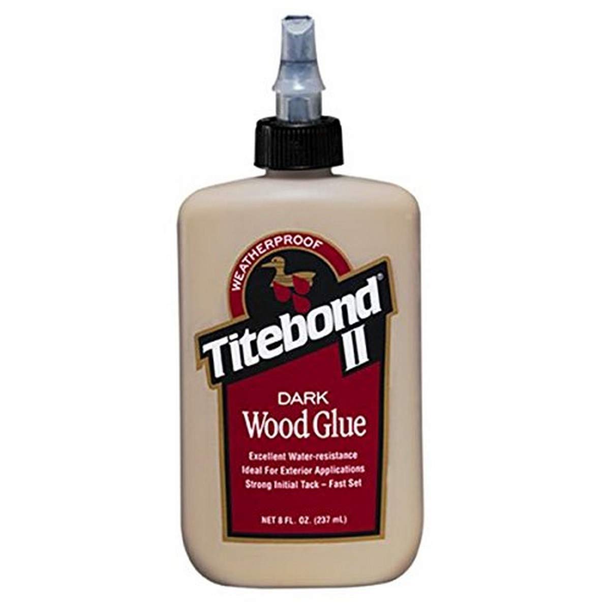 3703 Cross-Linking Polyvinyl Acetate Dark Wood Glue, 8 Oz, Bottle, Light, Liquid, 8 Ounce, Brown | Dyed Wood Adhesive