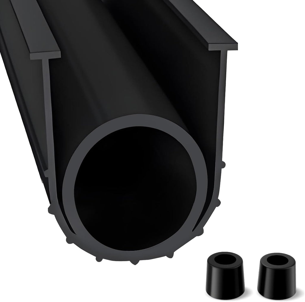 16.4 FT Garage Door Seals Bottom Rubber, U+O Ring