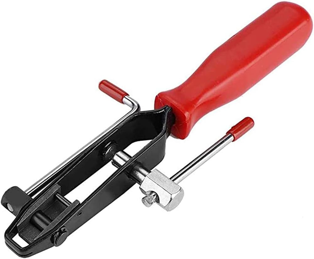 CV Joint Ear Clamp Banding Tool with Cutter, ESreake Auto Vehicle Tools Cut-Off Pliers Use for Car Repair, 10mm Fuel