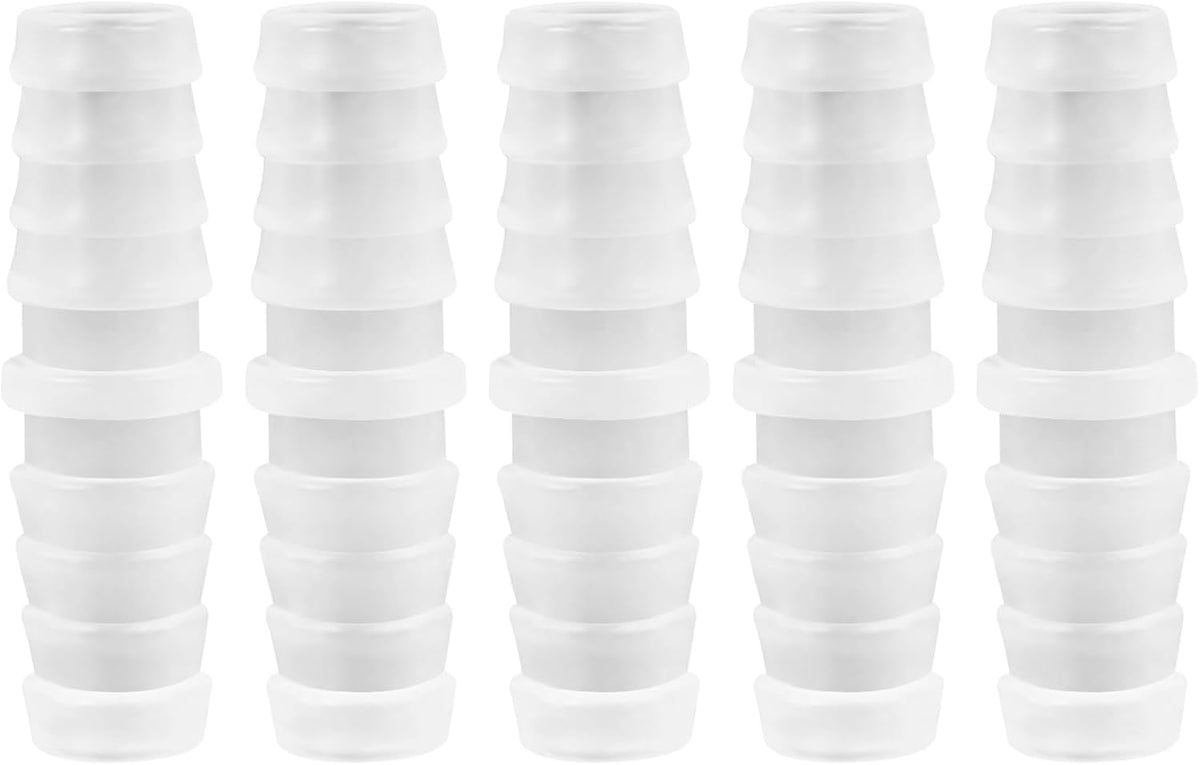 5-Pack 3/8" Barbed Fitting, Universal
