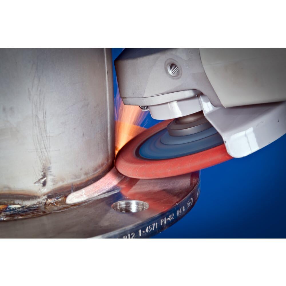 PFERD Tools POLIFAN-Curve Ceramic Oxide Flap Disc, 4-1/2"x 5/8-11, 60 Grit